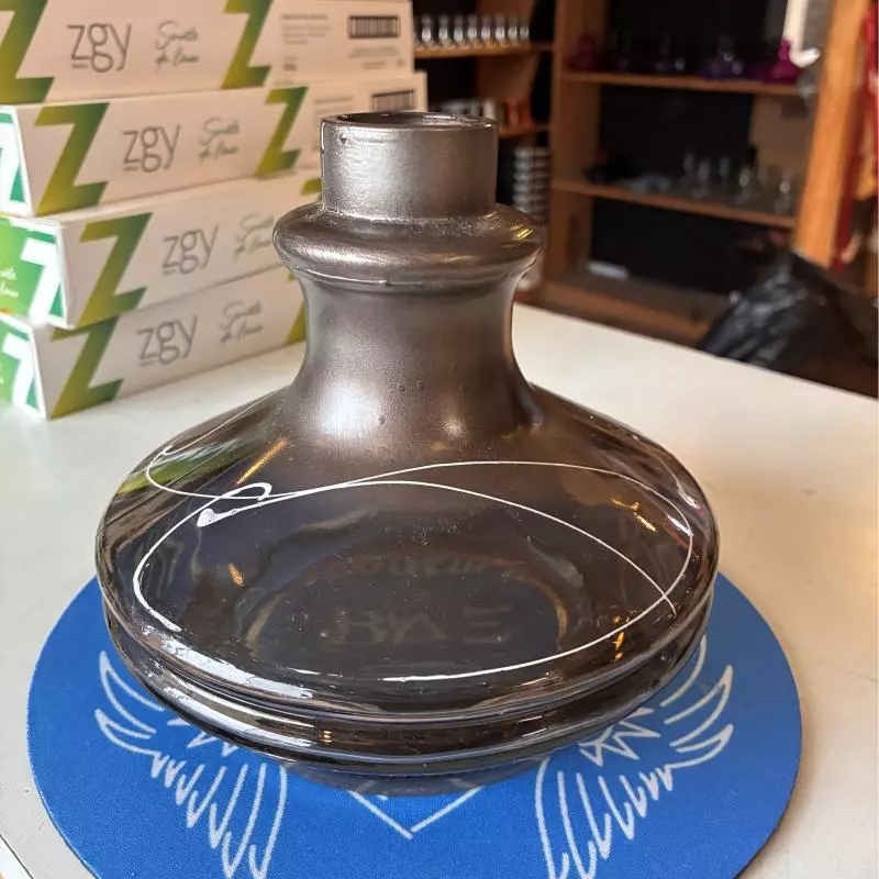 VASO ALADIN FUME COM BICO PRATA