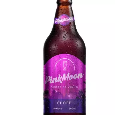 Chopp de Vinho Pink Moon Plastico