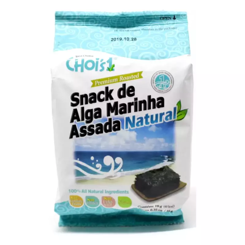 Snack de Alga Marinha Assada Natural