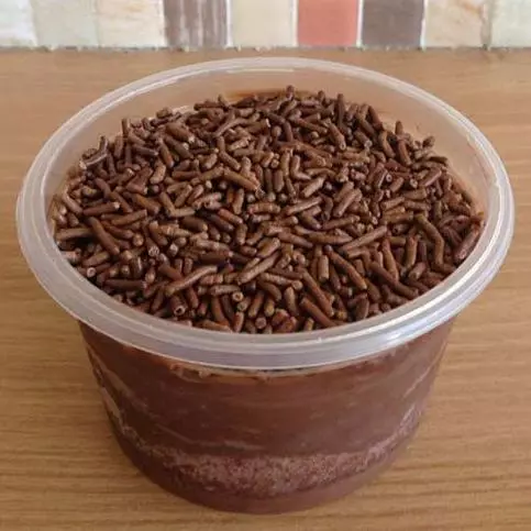 Bolo de pote Brigadeiro