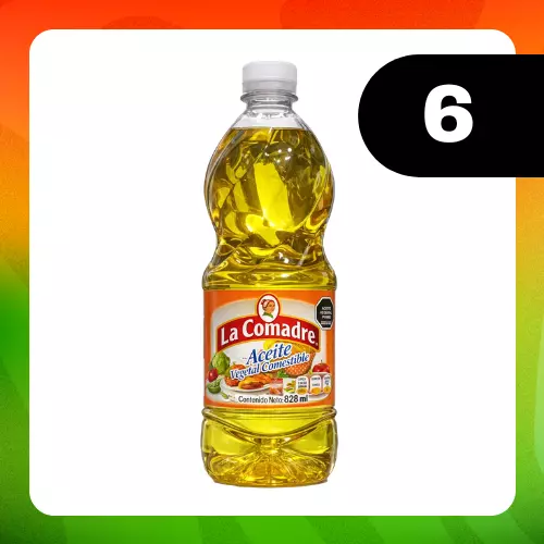 Medio Bulto La Comadre Aceite 828ml