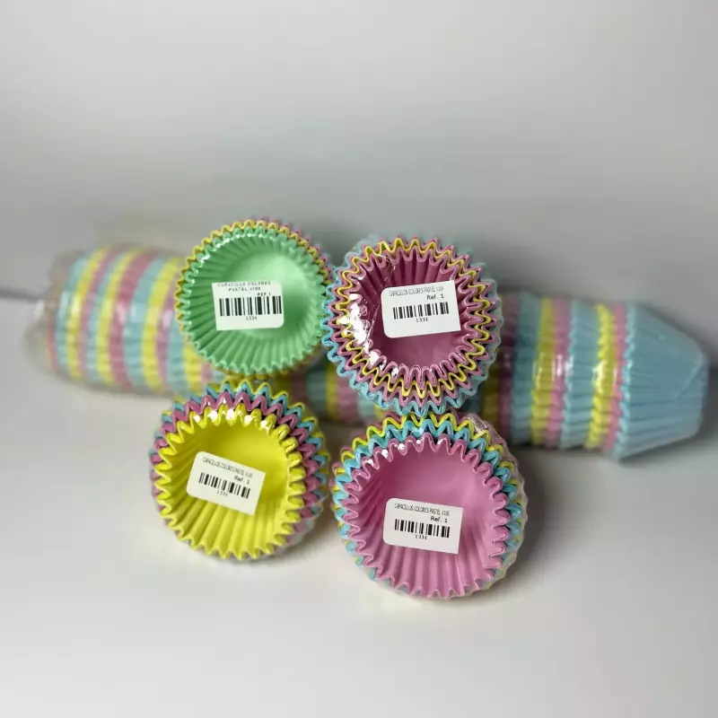 Capacillos pasteles 100und