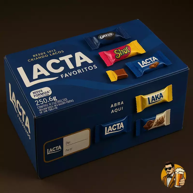 Caixa de bombom Lacta 250,6g