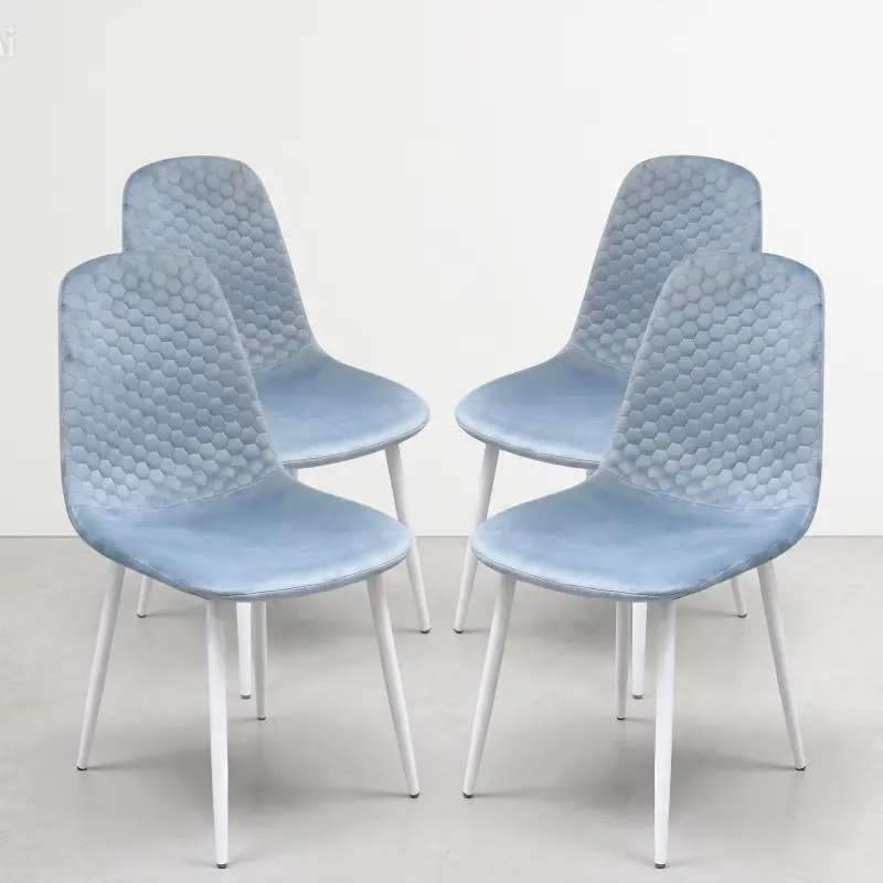 Pack de 4 silla Albis tramada pana