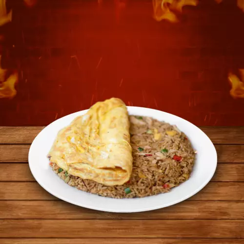 Arroz Chaufa con Tortilla