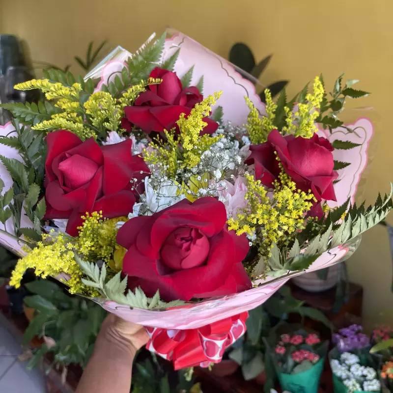 Buquê Clássico 4  Rosas