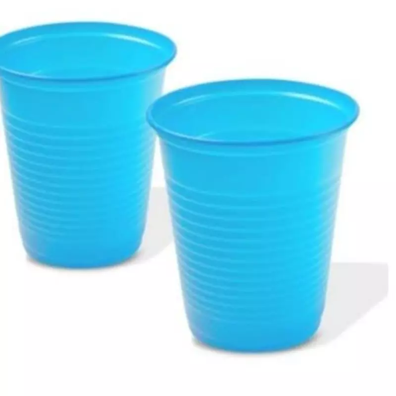Copos descartáveis azul 200ml