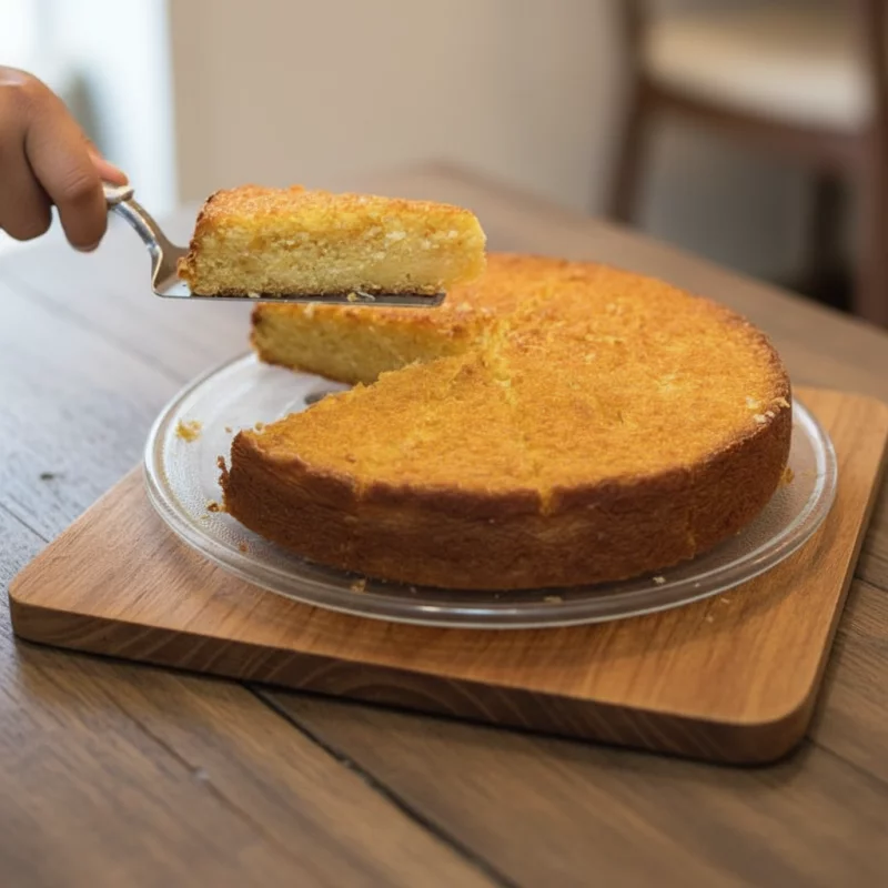 Fatia de Bolo de milho Premium