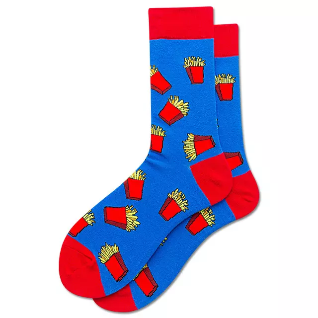 Meia Temática Batata Frita