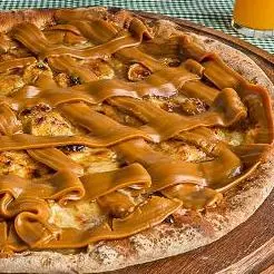 Banana com canela e doce de leite