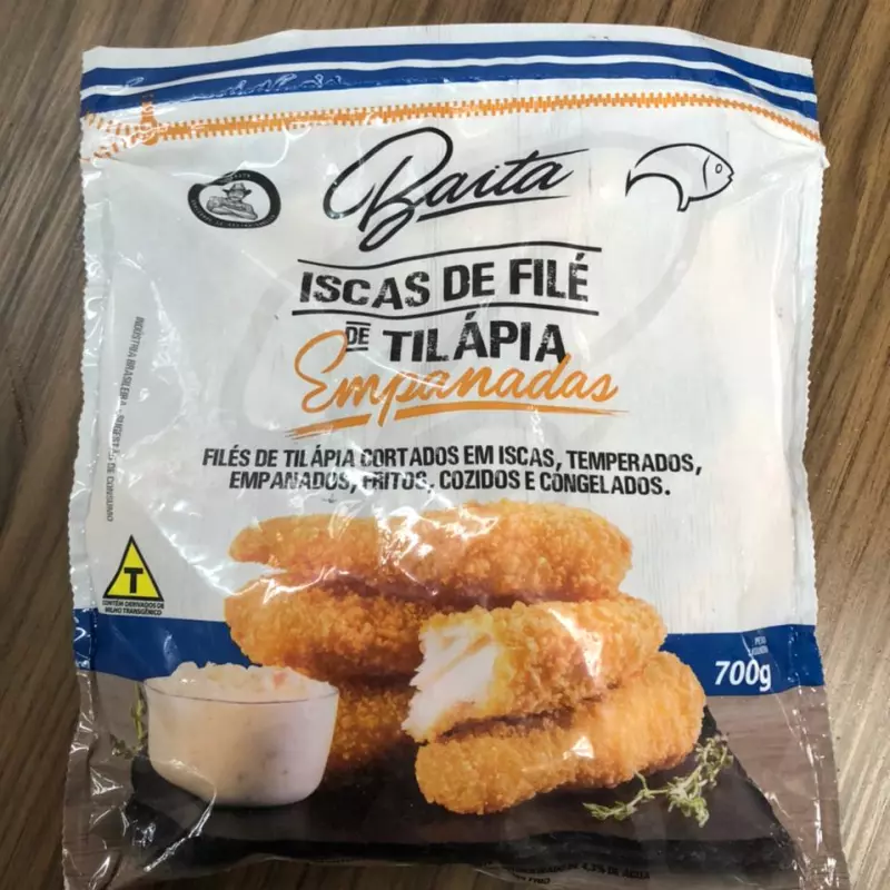 ISCAS DE FILÉ DE TILÁPIA