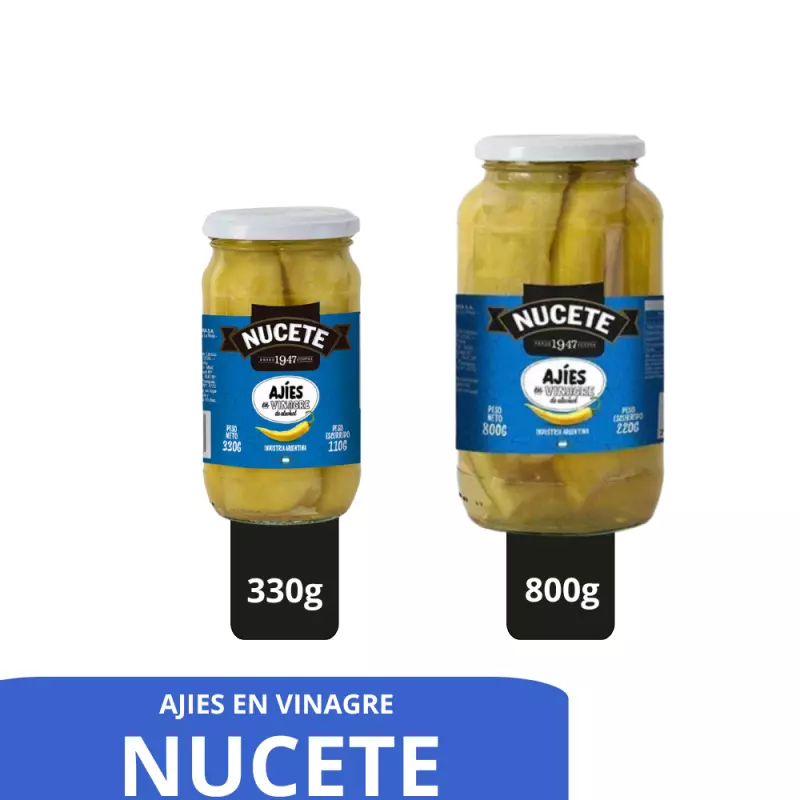 Ajíes y aceitunas NUCETE