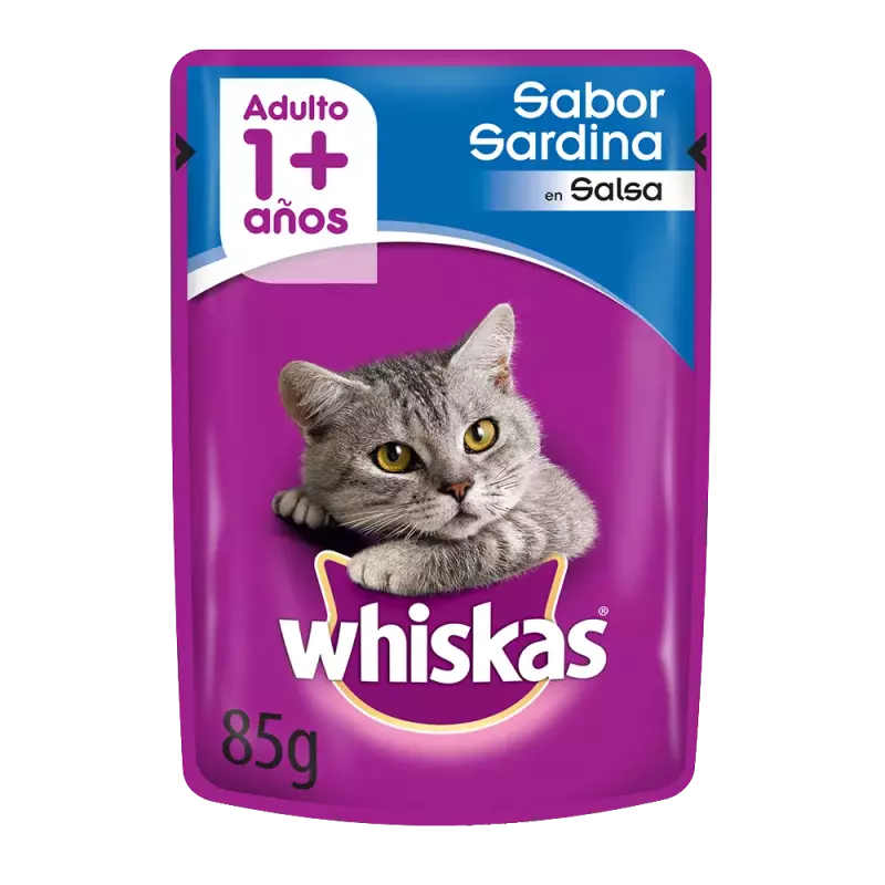 ALIMENTO HUMEDO WISKAS ATUN 85G