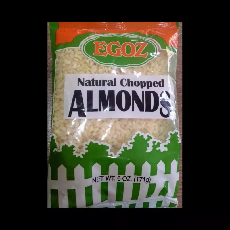 SKU 122015 NATURAL CHOPPED ALMONS