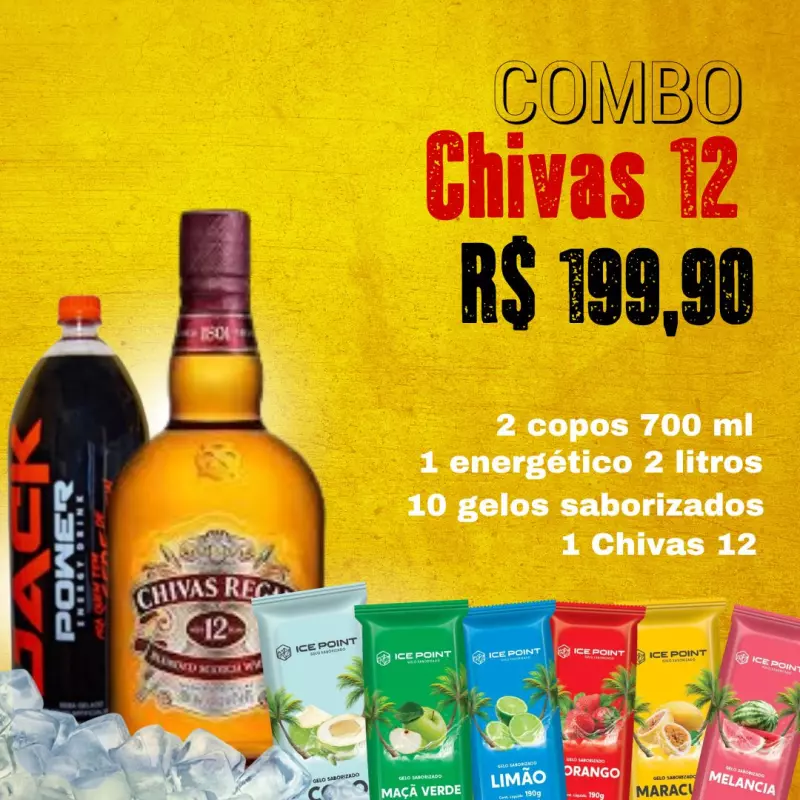 Combo - Whisky Chivas 12Y 1L