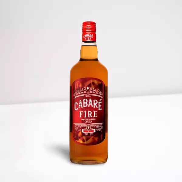 CACHAÇA CABARÉ  FIRE (CANELA) 700ML