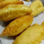 pastel frito.