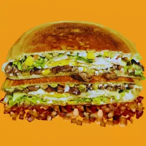 Cap Coração de Frango c/Bacon(médio)