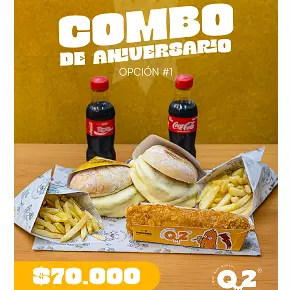 1. Combo Aniversario 🎉 🍔