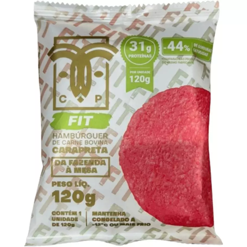 Hamburguer Bovino Fit 120g