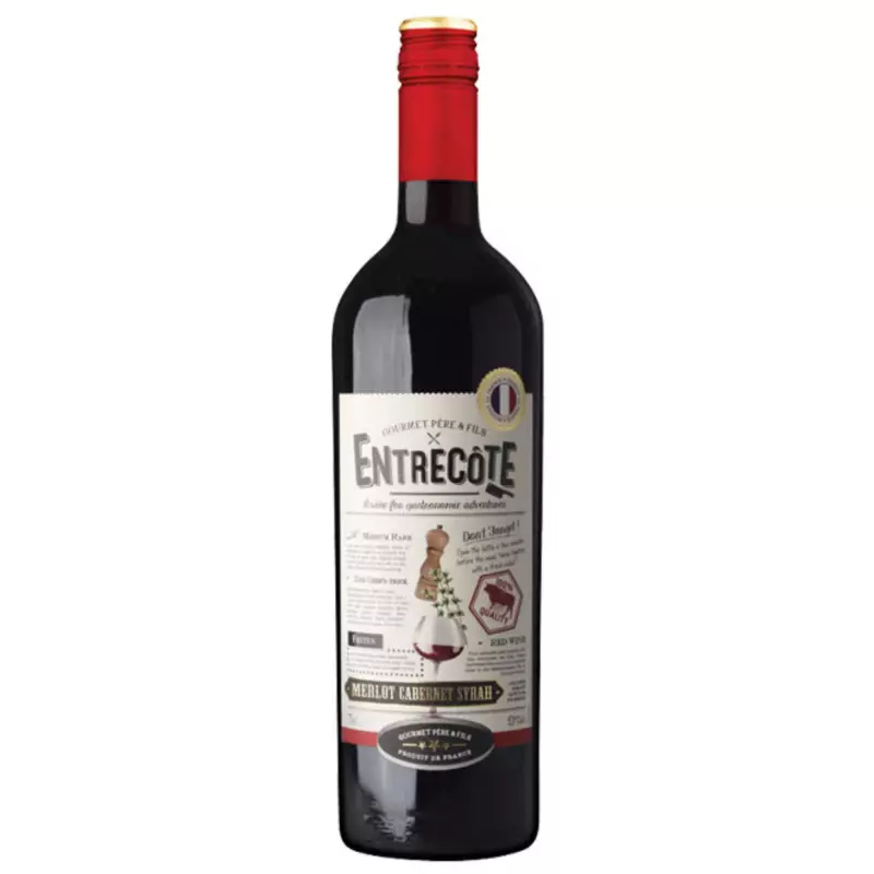 VINHO ENTRECOTE MERLOT CABERNET SYRA