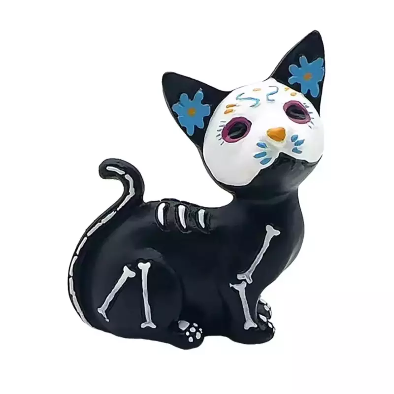 Gato dia de Muertos Cerâmica