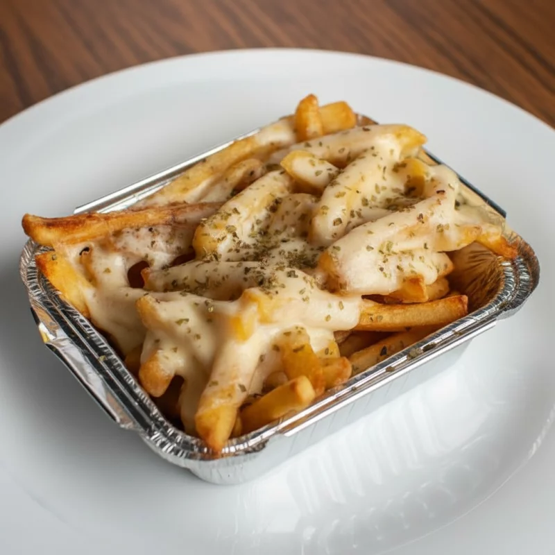 Porción de papas gratinadas Muzza