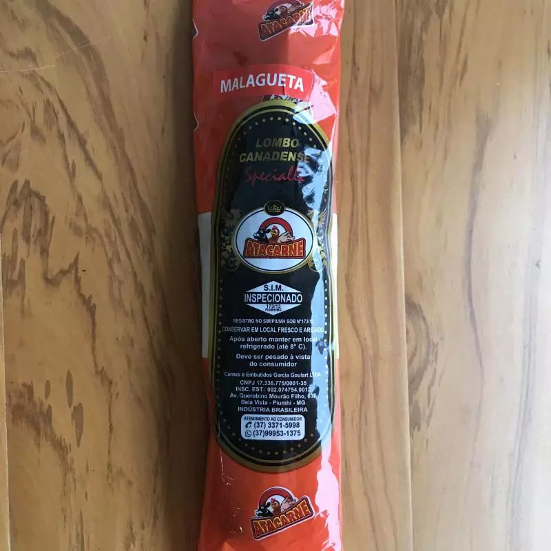 Salame Lombo Canadense c/Pimenta