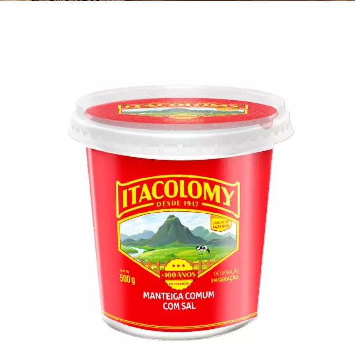 Manteiga com Sal 500g - Itacolomy