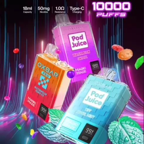 🟢OXBAR (10.000 PUFFS) R$54,99