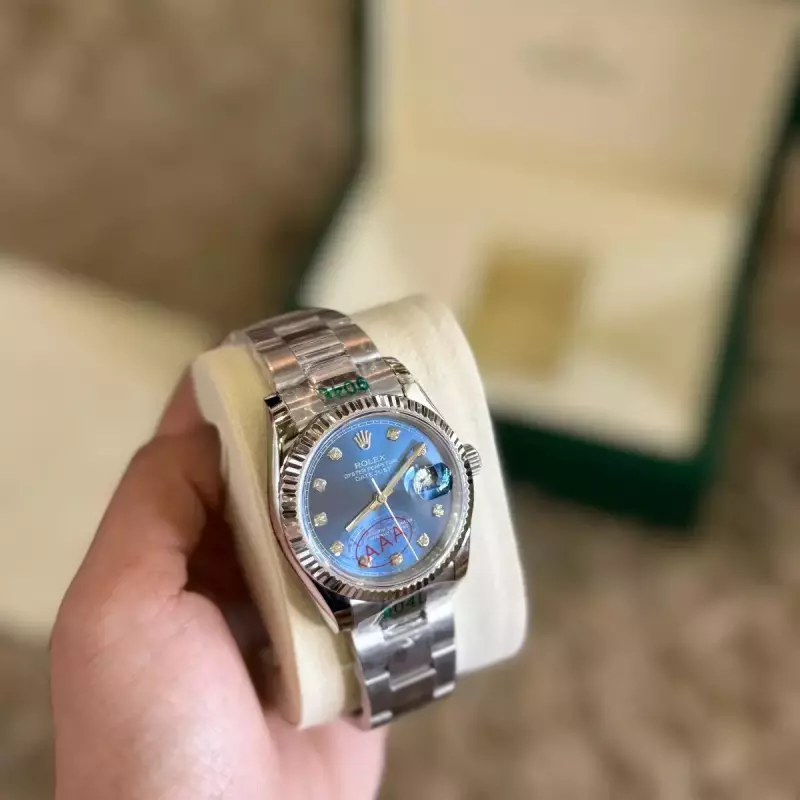 ROLEX SILVER BLUE