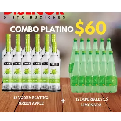 VODKA PLATINUM MANZANA