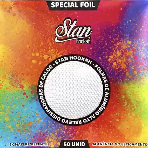 Alumínio Stan Hookah Com 50un
