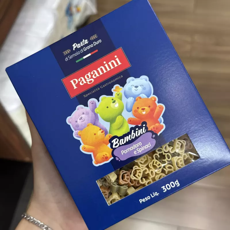 Macarrão Paganini ursinhos