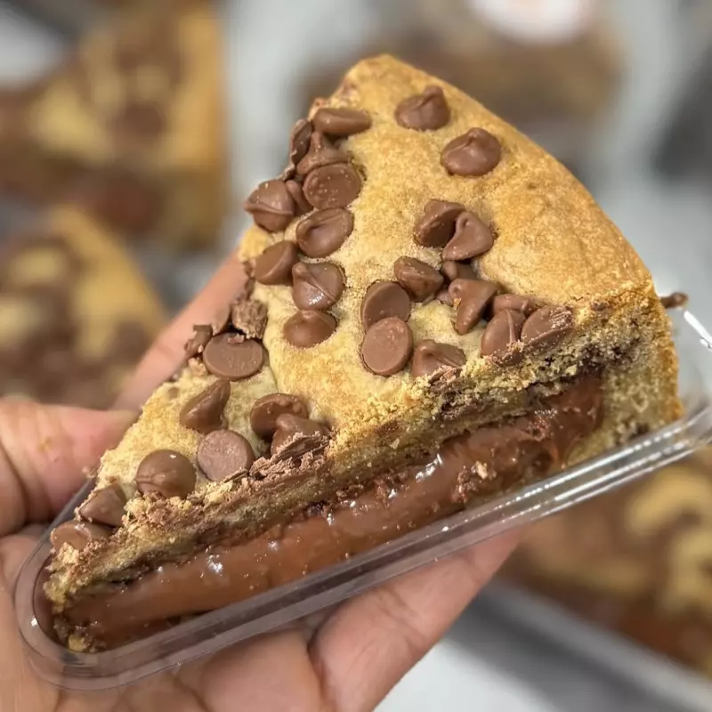 Fatia Torta Cookie Nutella