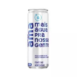 Água mineral AMA Com gás lata 350ml