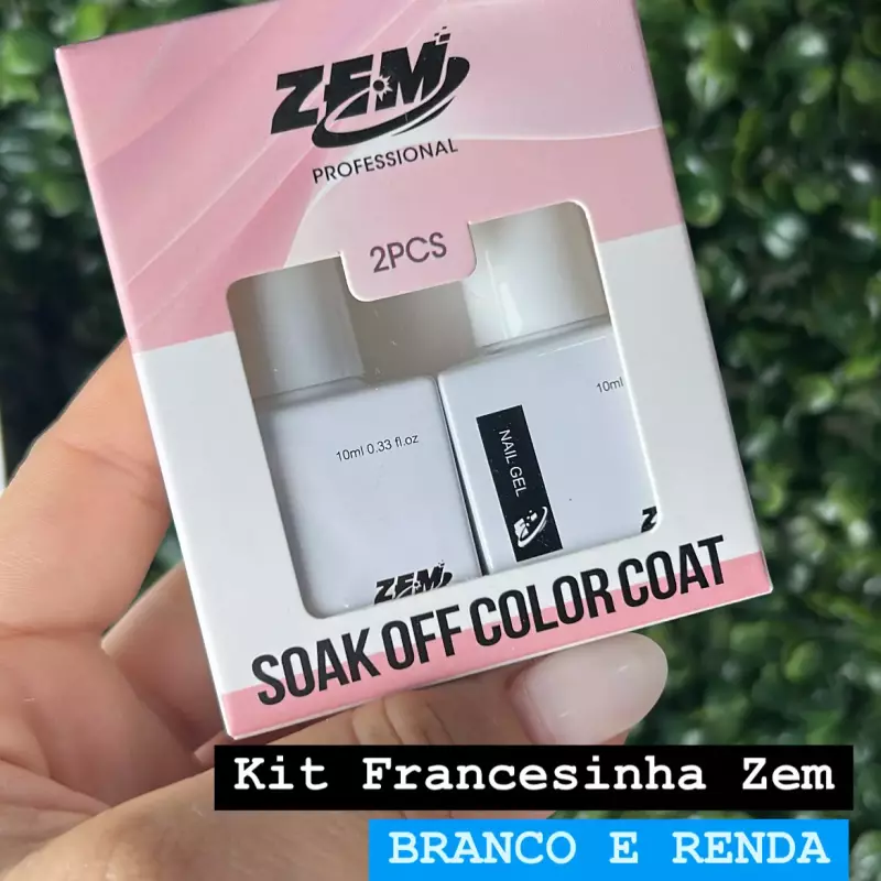 Kit Francesinha Zem Branco+Renda