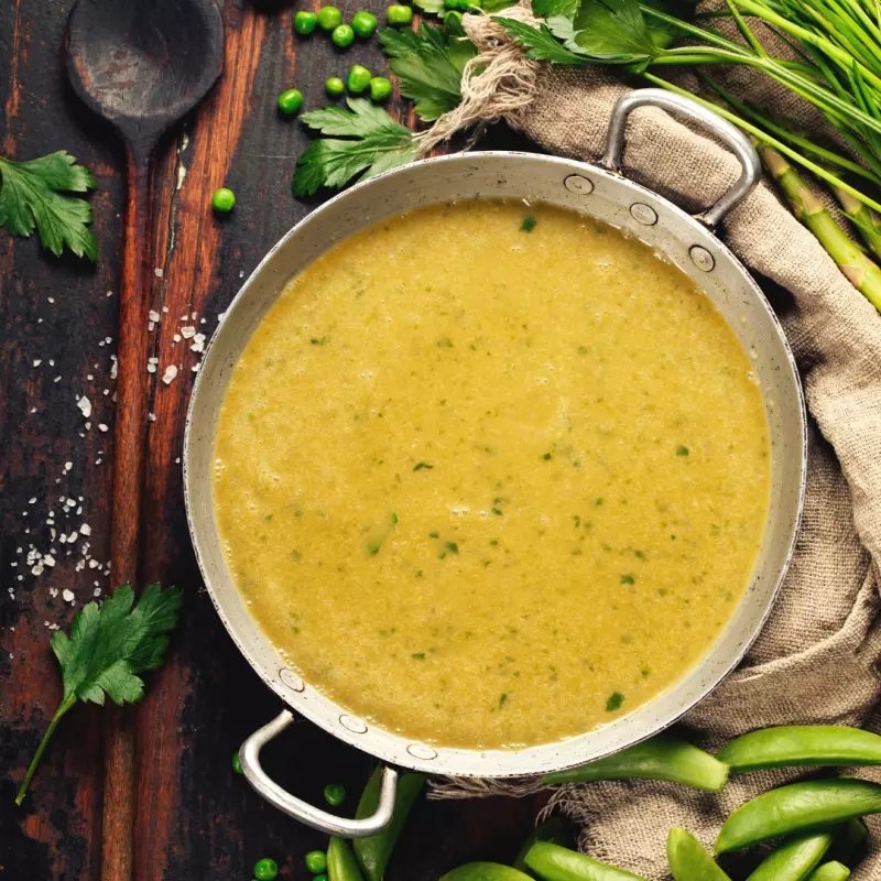 Crema de vegetales keto