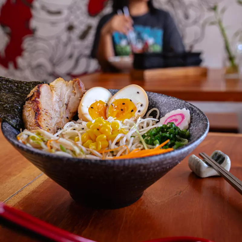 Ramen C/ Gyozas Fritas 3PZS