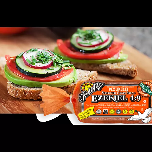 Pan de cereal germinado