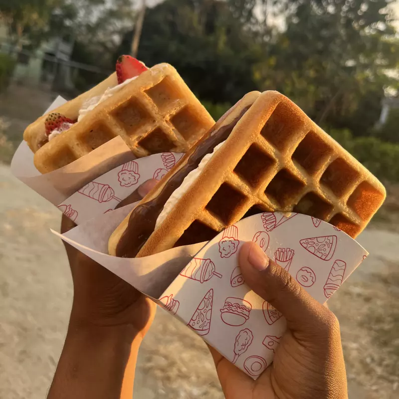 Sándwiches de waffles