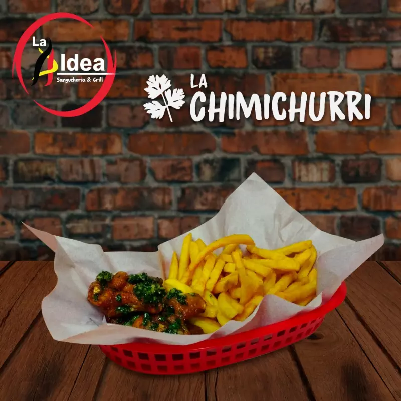 Alitas chimichurri
