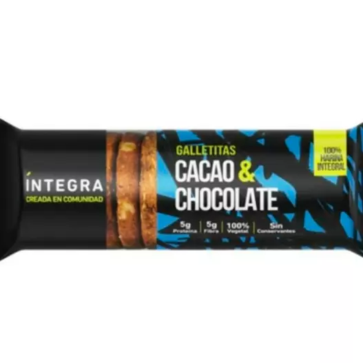 Integra galletitas cacao y chocolate