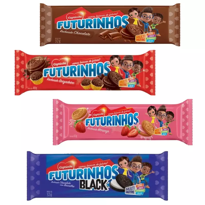 Biscoito recheado Futurinhos (65g)