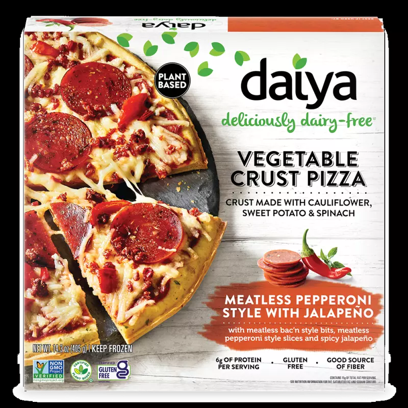 Pizza Pepperoni picante-crust vegeta