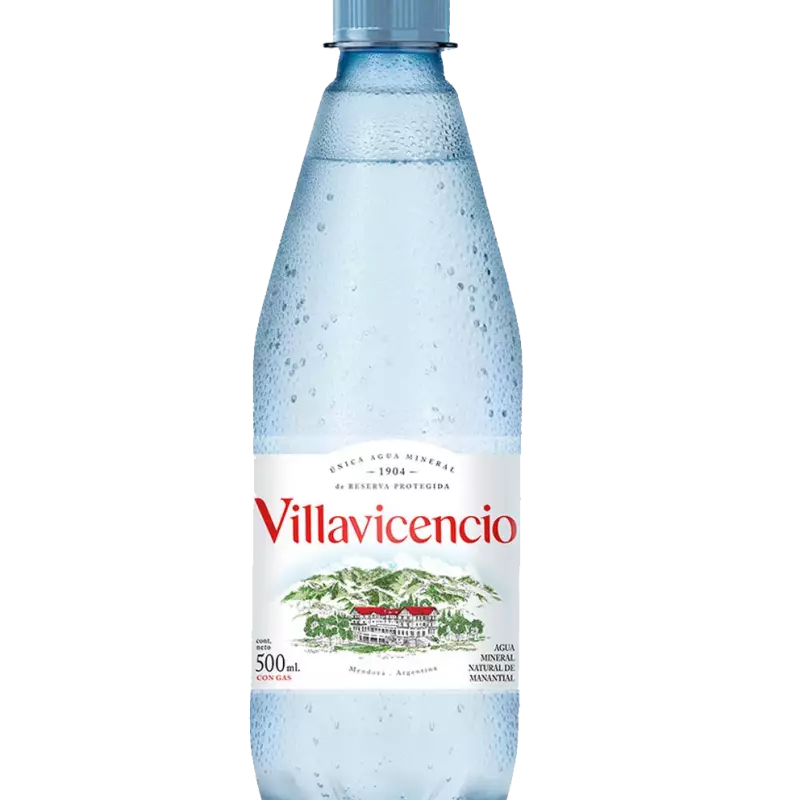 AGUA CON GAS VILLAVICENCIO 500cc