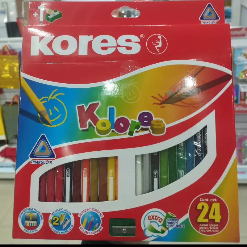 Creyones kores 24 piezas