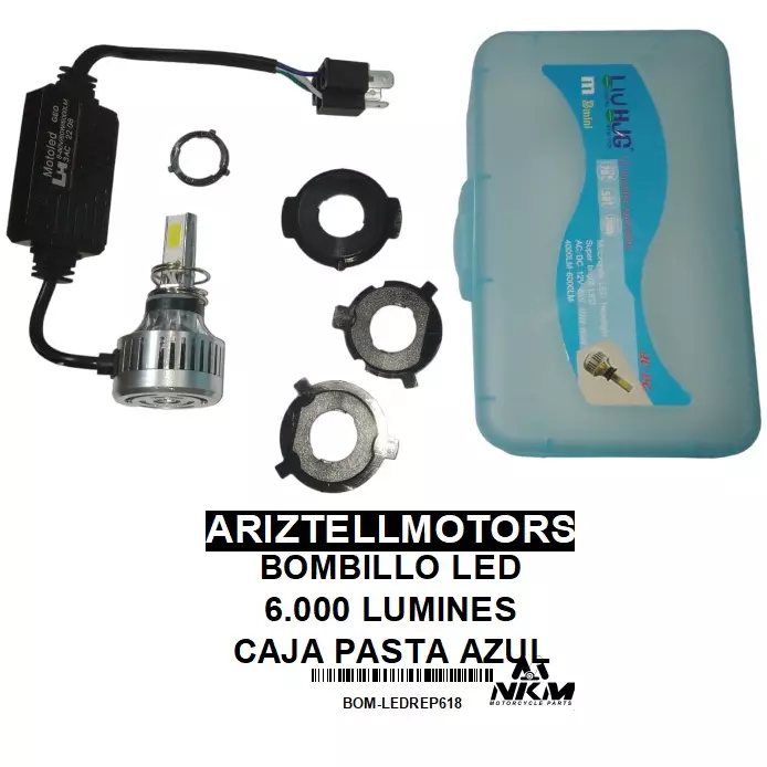 BOMBILLO LED 6.000 LUMINES CAJA PAST