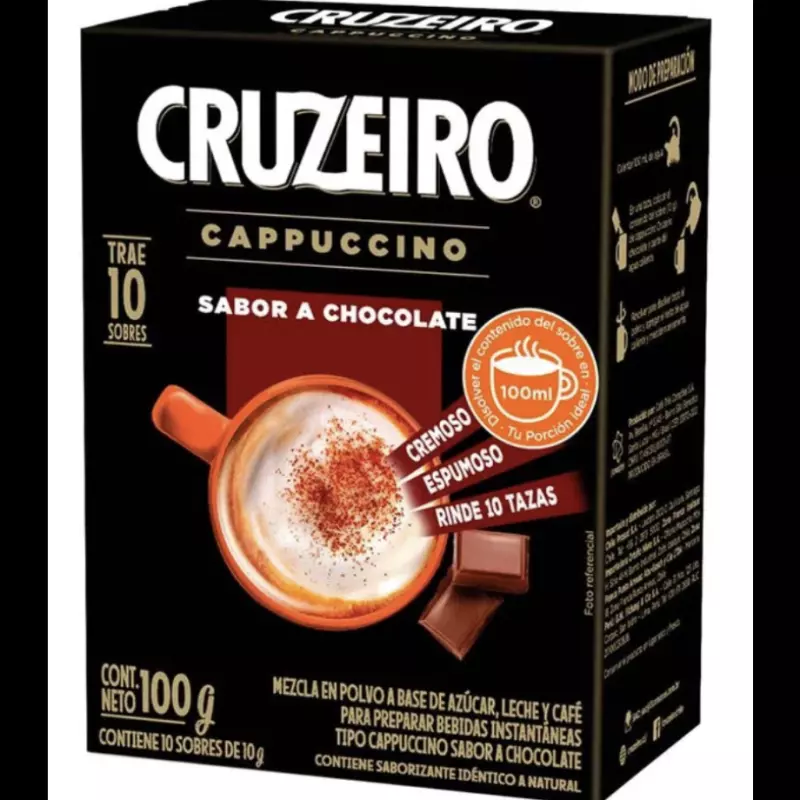 Cappuccino chocolate Cruzeiro 10un