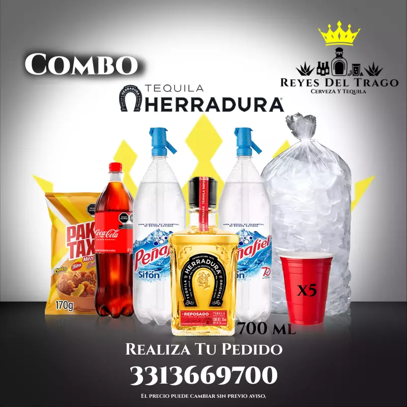 COMBO HERRADURA REPOSADO 700 ML